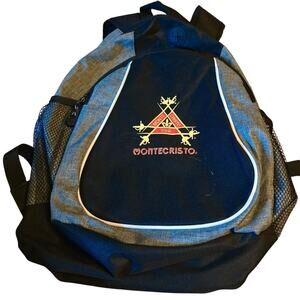 Rare Montecristo Cigars Leeds Black and Gray Backpack